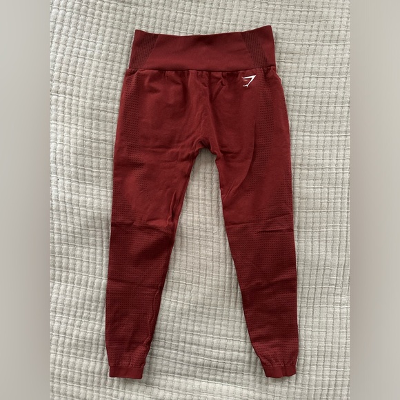 Gymshark Vital Seamless 2.0 Leggings - Brick Red Marl - Picture 4 of 4